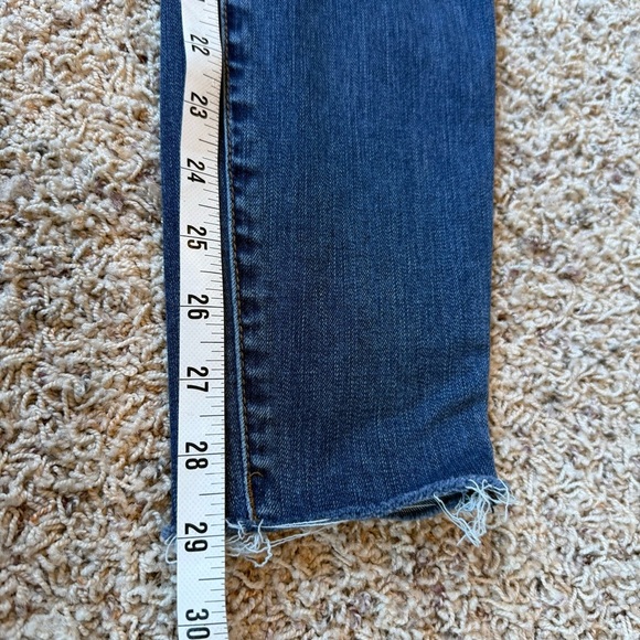 KUT Mia High Rise Fab Ab Toothpick Skinny Distressed Jeans Womens 4 - Picture 7 of 10